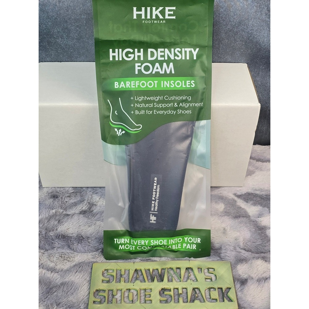 NWT Hike Footwear Barefoot Insoles Blue High Density Foam Women EU 37/ US 7
